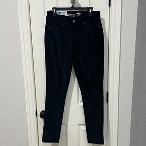 Seven7 Midnight Black Velvet Tummy Control Pants